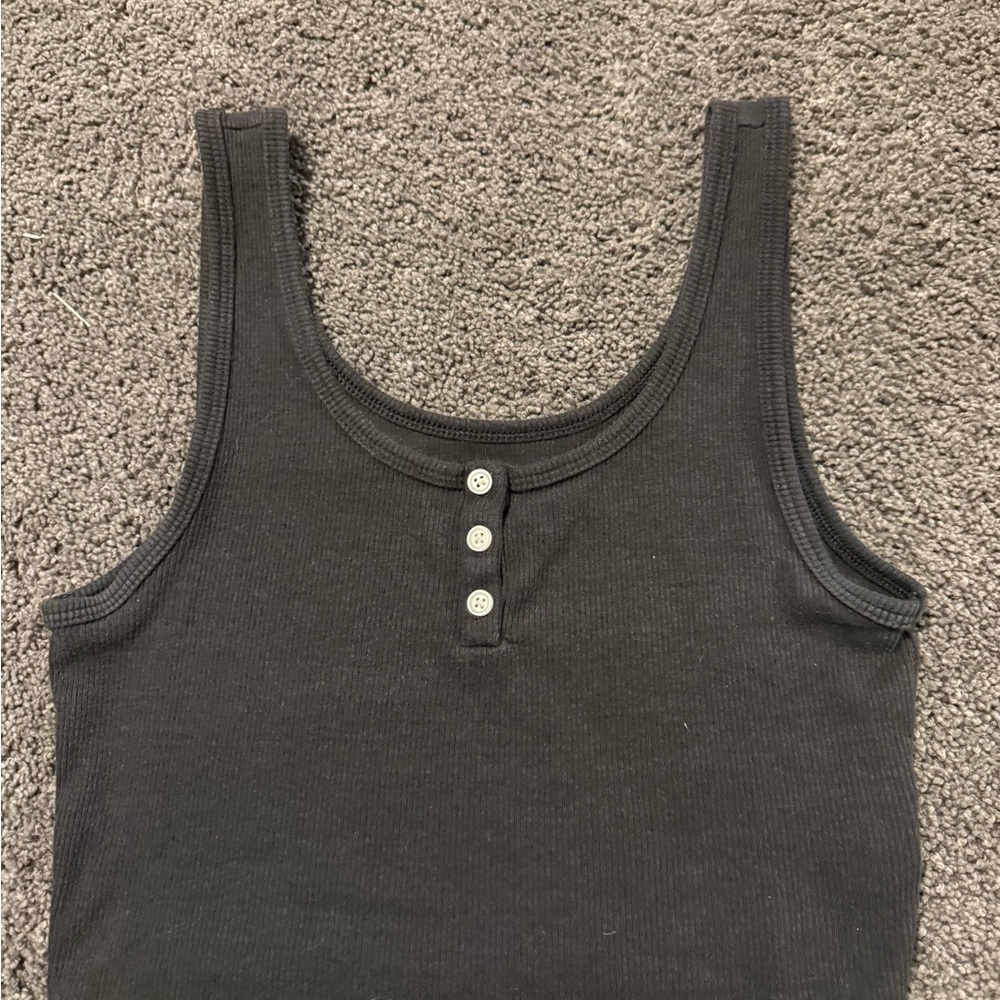 American eagle ribbed crop top